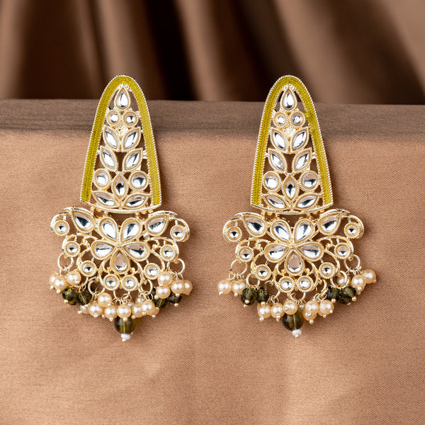 Aadhya Pearl Kundan Earring