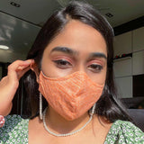 Peach Adults Cotton Aero Mask